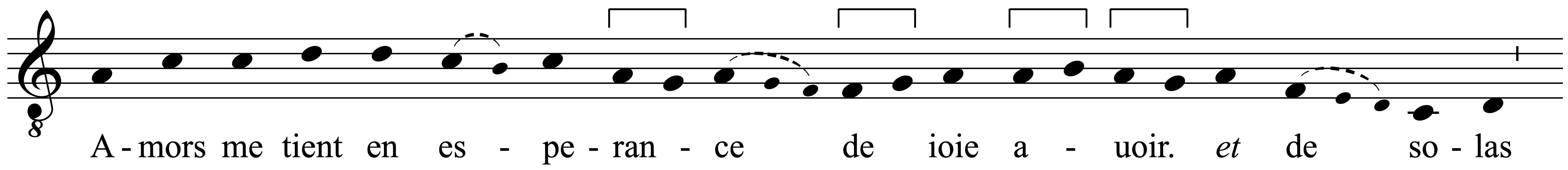 Work musical notation